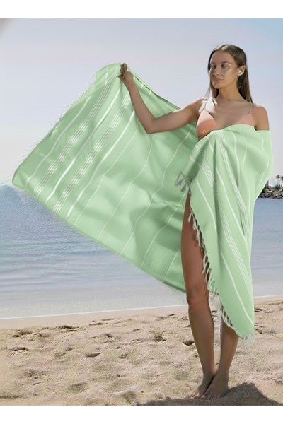 Bursa Home Natural Peshtemal & Beach Towel & Gift & Bath Towel