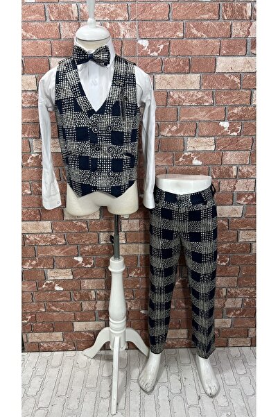 HAYTA Vest Suit Shirt Bow Tie Set 5-14 Years Almira