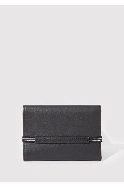 Mavi Μαύρο δερμάτινο πορτοφόλι - 090927 -82185 Μοντέλο