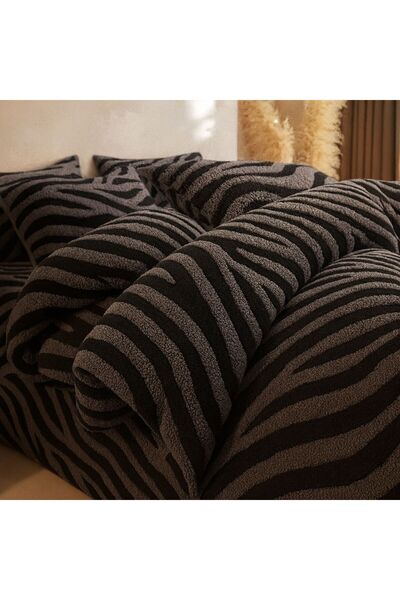 Casa-Textile Cocolino Premium 4-Piece Set with Elastic – Dense Texture, Impeccable Finish