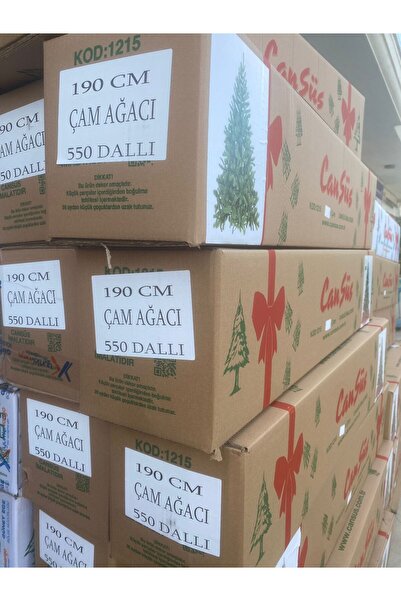 Winterfest Yılbaşı Çam Ağacı 180 Cm 550 Gür Dallı Demir Gövde ve Demir Ayaklı