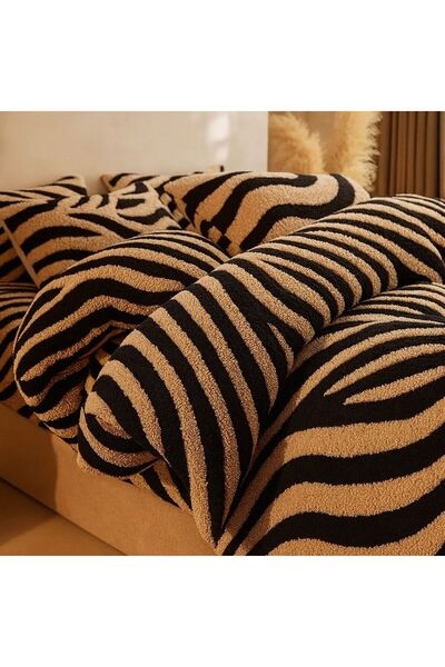 Casa-Textile Cocolino Premium 4-Piece Set with Elastic – Dense Texture, Impeccable Finish