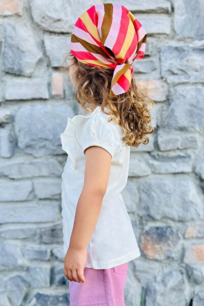 Breeze Ecru T-Shirt για κορίτσια 3-8 ετών - Frilly and Laced