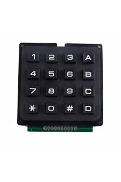 Arduino 4X4 Siyah Tuş Takımı (Keypad)
