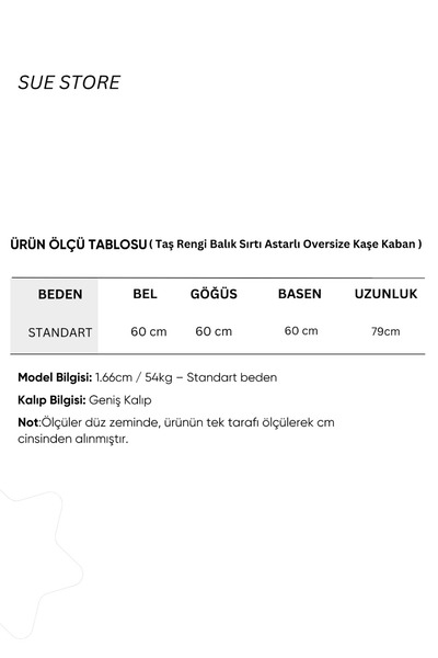 Sue Store Oversize kašmírový kabát s podšívkou z rybího hřbetu