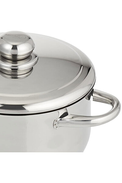 Fagor Stainless Steel 13-Piece Cookware Heavy Duty With Stainless Steel Handle, Bat Silver 13 Pcs