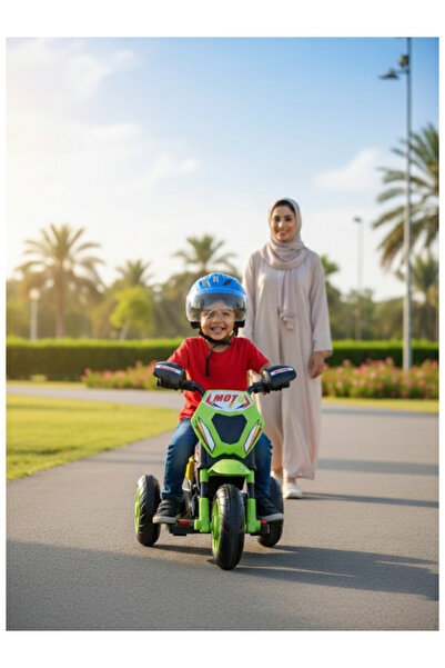 CAR Electric Tricycle, 6V Battery, 380 Motor with Music & Lights 29-T087-GREEN