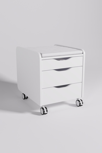 Creo Mobili Öğrenciler İçin Çekmeceli Keson, Ekstra Depolama Alanı - Taşıma k...