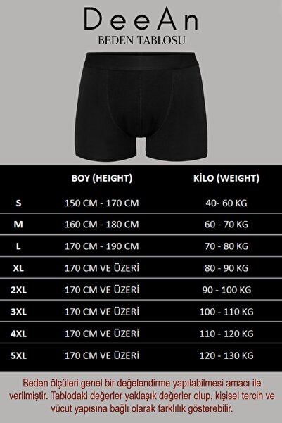 DeeAn Boxeri negri din bumbac pentru bărbați, pachet de 9