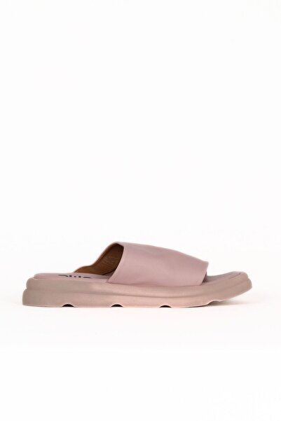 Bueno Shoes Dusty Rose Leather Women's Flat Slippers 01Wy9400
