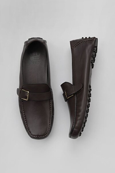 Bueno Shoes Kahverengi Sofitel Deri Erkek Loafer 10m102661