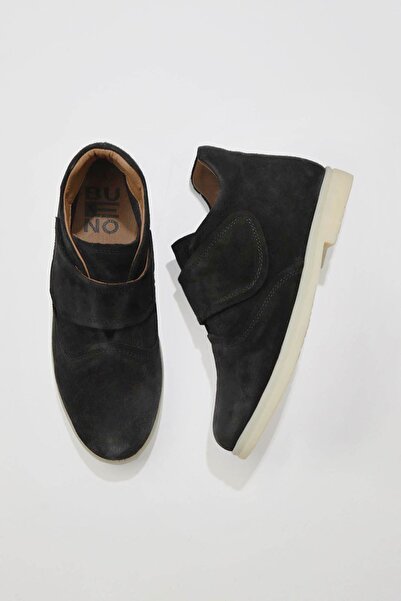 Bueno Shoes Suede Γυναικείες Μπότες Μαύρες - 01wt3312 Flat Model