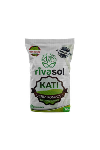 Rivasol 20 kg %100 Organik Katı Solucan Gübresi