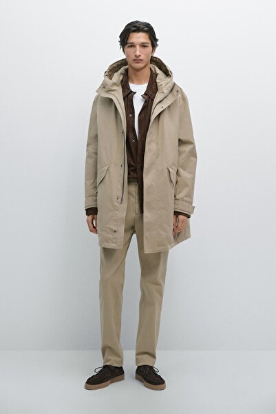 Massimo Dutti %100 pamuklu slim fit pantolon