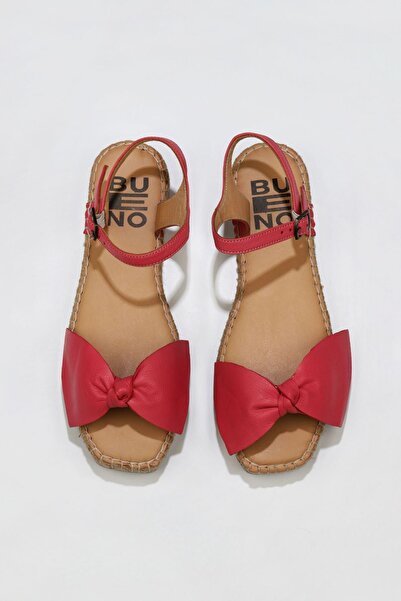 Bueno Shoes 01wu5206 Μοντέλο Φούξια Δερμάτινα Γυναικεία Σανδάλια Espadrille