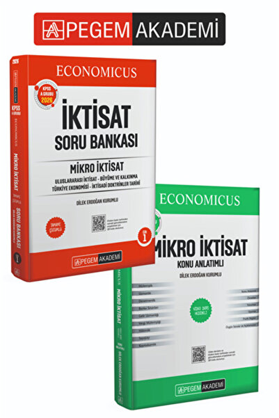 Pegem Akademi Yayıncılık PEGEM AKADEMİ KPSS A Grubu Mikro İktisat Konu Anlatı...