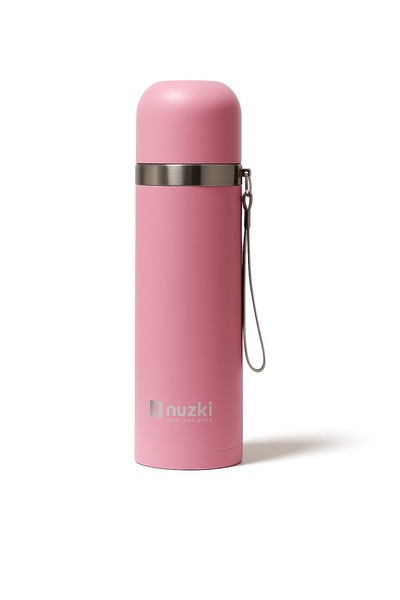 nuzki زجاجة مياه من الفولاذ المقاوم للصدأ سعة 500 مل معزولة بالفراغ من الفولا...