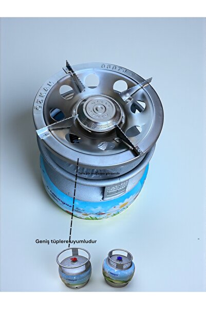 ÖZKAN Küçük tüp başlığı her marka geniş çember piknik tüpüne uygun geniş musluklu