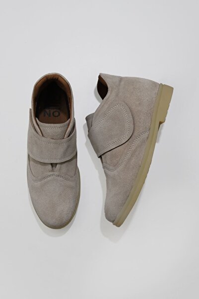 Bueno Shoes Γυναικείες Μπότες Beige Suede - Flat Cut 01wt3312