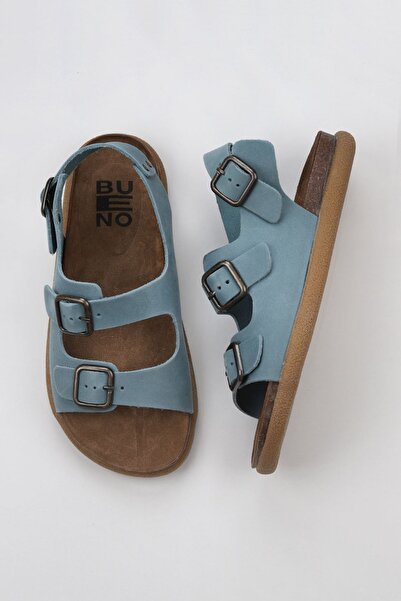 Bueno Shoes صندل نوبوك أزرق للرجال - 01mu4724
