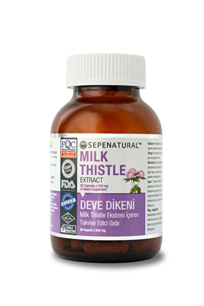 Sepe Natural Milk Thistle Devedikeni Ekstresi Full Potency 90 Kapsül x 930 mg SEPE