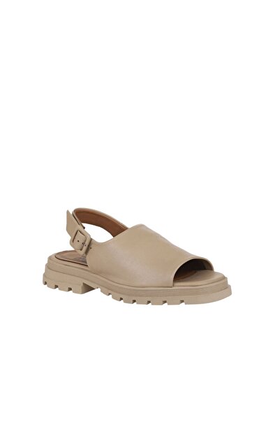 Bueno Shoes Dámské ploché sandály z norkové kůže - 01wy5506