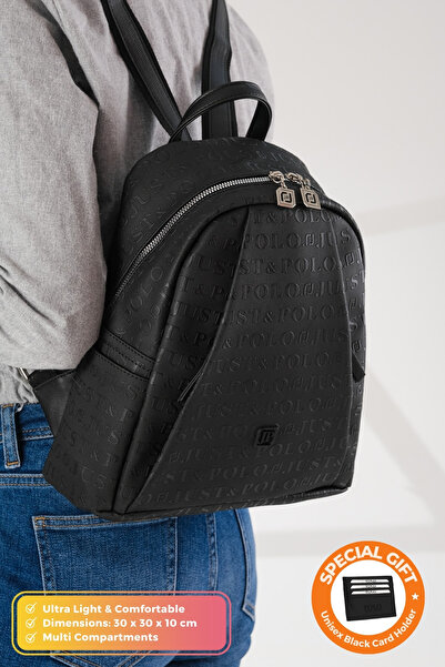 POLOGRAND London Original Just Polo Collection Luxury Comfort Model Multi-Compartment Stylish Backpack with Adjustable Strap