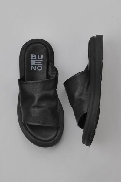 Bueno Shoes Жіночі чорні шкіряні туфлі - 01wy9400