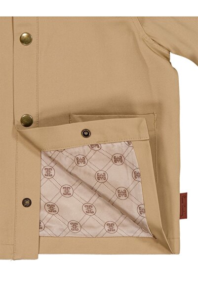 Pierre Cardin Shirt Collar 2-5 Years Old Coat - Beige 5-6 Years Old