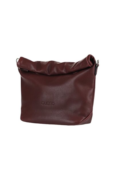 Bueno Shoes Claret Red Omg Leather Women's Crossbody Bag 01Wbq11903