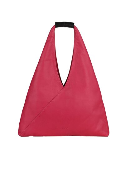 Bueno Shoes Fuşya Koyu Deri Kadın Omuz Çantası 01wbs7365