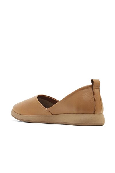 Bueno Shoes Barna bőr női lapos balerinacipő 01wy1507