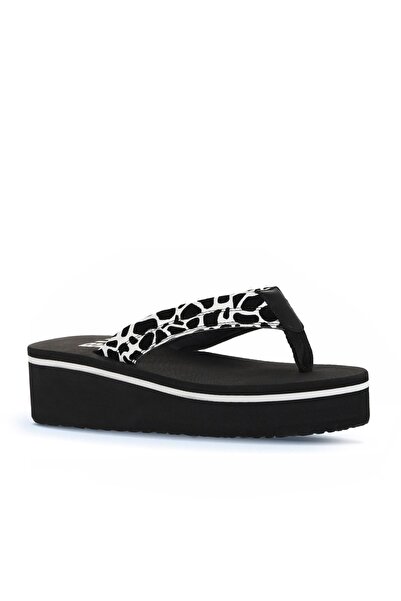 Bueno Shoes Tiger Print Women's Wedge Heeled Slippers 26Wt190244