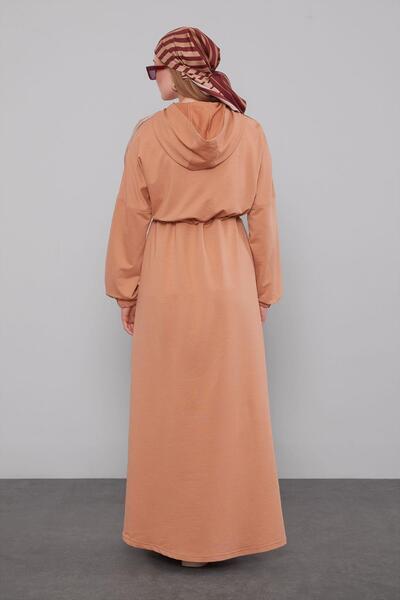 Levidor Φεράκι με κουκούλα καμήλας με λωρίδες με κορδόνι στη μέση