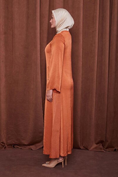 Levidor Salmon Crew Neck Basic Ferace