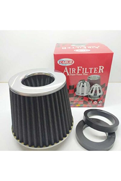 Carub فلتر خارجي لتحسين الأداء والصوت +6 حصان من النوع المفتوح، جهاز رمادي عالمي