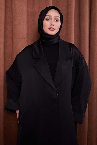 Levidor Organza Black Ferace - Λεπτομέρεια γιακά