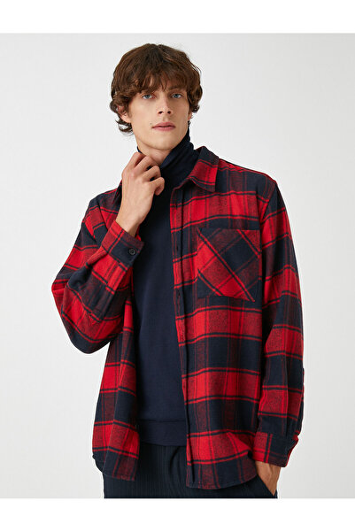 Koton Kariertes Holzfällerhemd