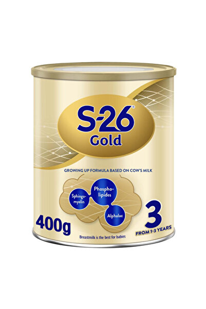 S-26 حليب جولد للأطفال المرحلة 3 - 400 جم