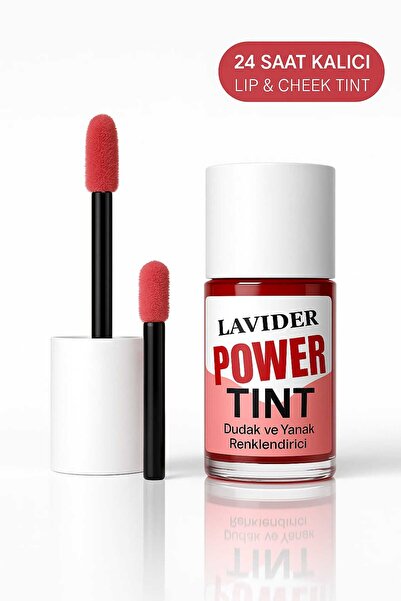 Lavider Lip Tint Kalıcı Likit Ruj - Dudak Yanak Tint - Suya Dayanıklı Kore Tint Ruj 24 Saat Kalıcı - Allık