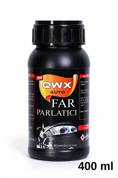 QWXAUTO Buharlı Oto Araç Far Parlatma Ve Temizleme Kloroform Sıvısı Kimyasal Solüsyonu 400 ml