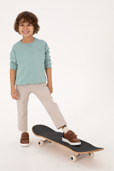 U.S. Polo Assn. Băiat Mint basic Swea tricou 50313829-VR090