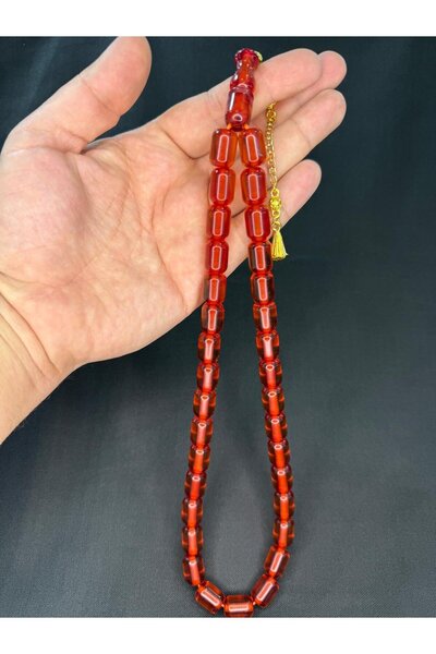Anemore Collection Sac de tasbih tăiat capsule culoare caramel T-775 14.5mmx11mm