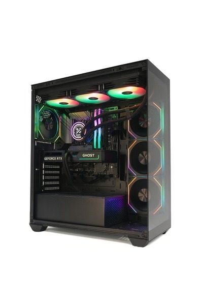 PC'GEN Gaming PC • I7-14700F • 32GB DDR5 • 1TB NVMe SSD • Gigabyte B760M | No GPU (BLACK)