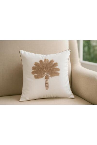 GOLDROOM Home ÖZEL TASARIM 2 Lİ 3D NAKIŞLI DEKORATİF KIRLENT KILIFI