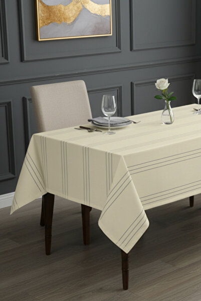 RKT Tekstil Dertsiz Leke Tutmaz Colber Bej Masa Örtüsü