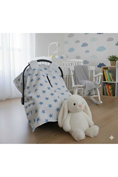 SerSev غطاء عربة الأطفال ذو طبقة مزدوجة مبطنة، غطاء عربة الأطفال ذو نمط نجمة ...