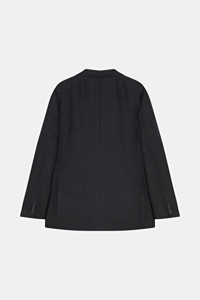 W Collection Black Buttoned Linen Jacket