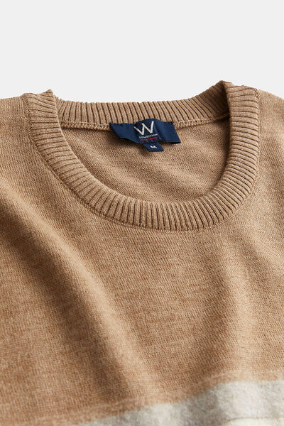 W Collection BEIGE KNIT SWEATER