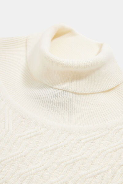 W Collection EKRU BALIKÇI YAKA UZUN KOLLU KAZAK